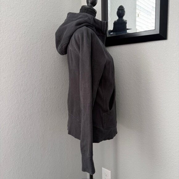 LULULEMON Scuba Full Zip Hoodie Sweatshirt Black Sz 10 - Picture 4 of 14